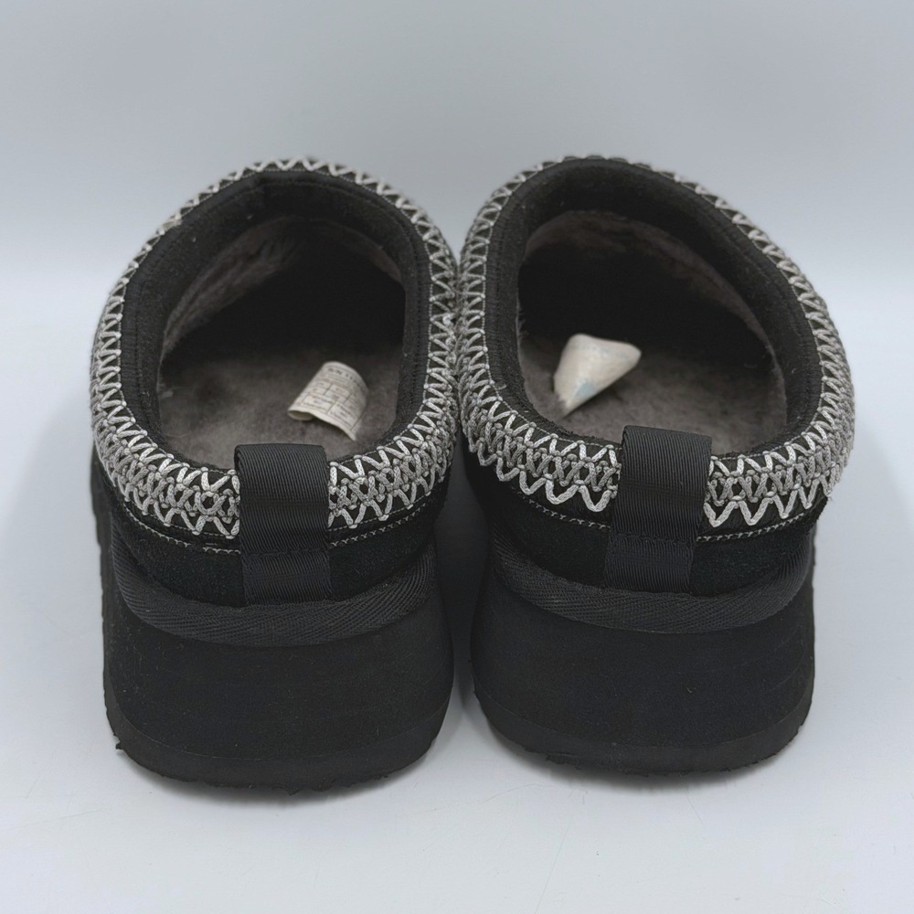 UGG Tazz Platform Slippers Womens 8 Black Suede 1122553 - Picture 7 of 10